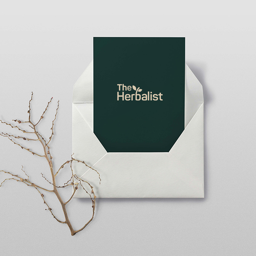 Create a professional logo for the modern herbalist that has broad appeal-ontwerp door D Dogger's