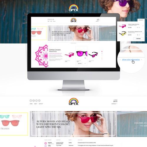 Bright, Colorful, and Beautiful Design Requested for Ecommerce Website Diseño de Igor Vensko
