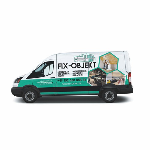 Car, truck or van wrap contest entry by dreieckedesigner