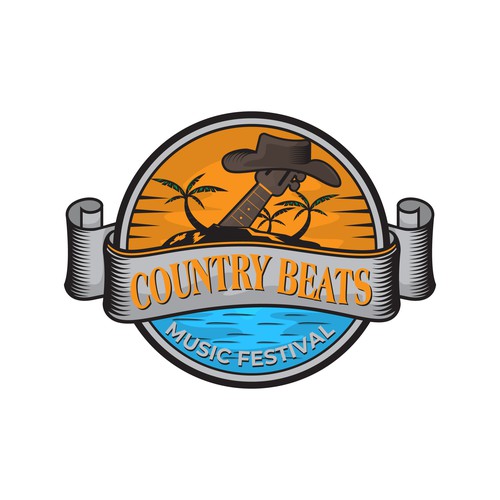 Iconic logo for iconic event for country music festivals in Florida Design by eRsiti_Art
