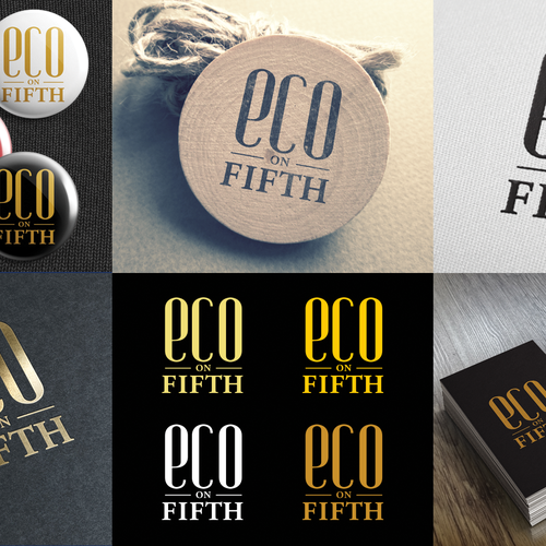 Elegant and Chic Eco Fashion Logo Design by vcldesigner