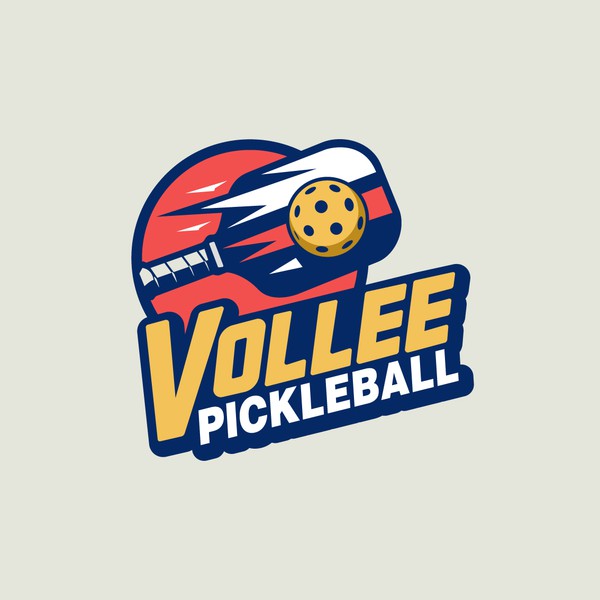 Vollee pickleball logo design