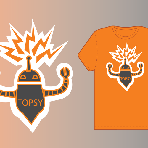 T-shirt for Topsy Ontwerp door mindperson