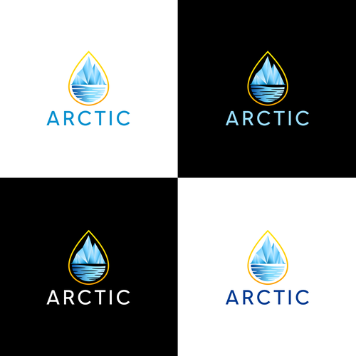 Arctic branded vitamins and fish oil products logo design. Design by Jo.Soulever®