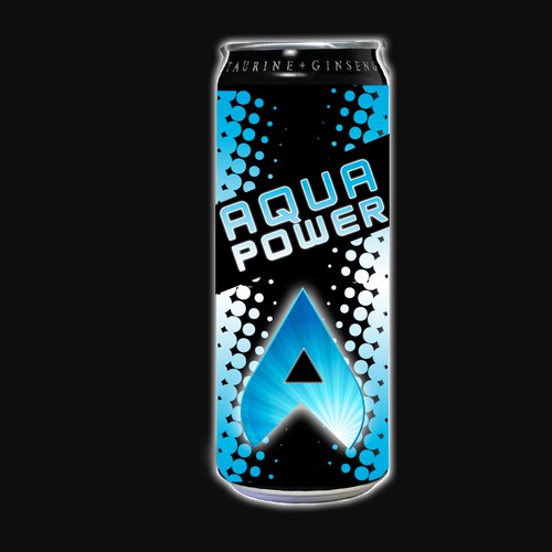 AQUAPOWER ENERGY DRINKS Design by gyftos