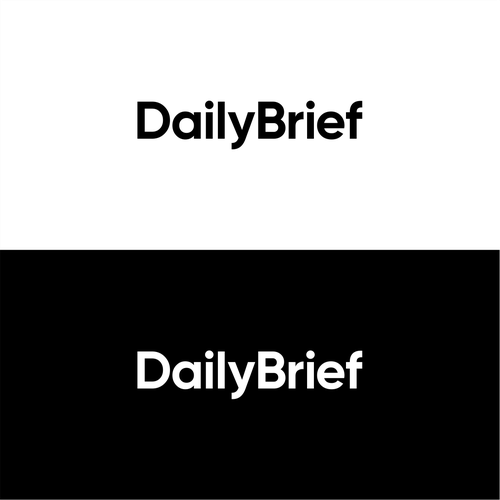 Design a clean, simple logo for a daily newsletter:  dailybrief Design by hantoko
