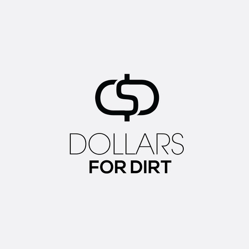 Design the best Dollars for Dirt Logo for a up and coming real estate land investing business-ontwerp door Abdul Mukit