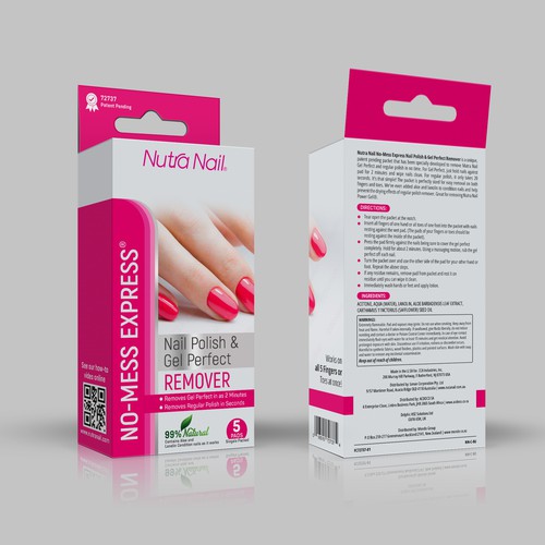 Nutra Nail Gel Remover Design by Rajith Shantha
