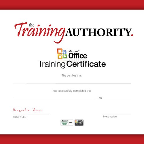 Create the next design for The Training Authority Design by meemjee