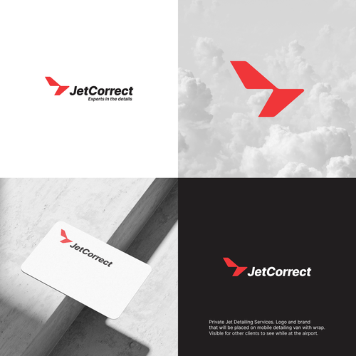 Jet Correct - Identity/Logo for Aviation Detailing Company - Unique Designs Apply! Design by Kreaton