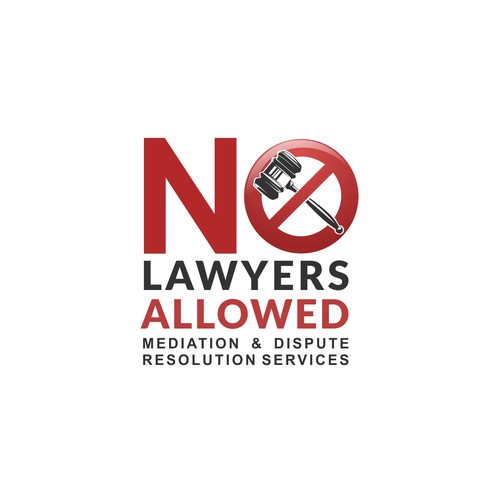 No Lawyers Allowed! We need a logo for our mediation services company