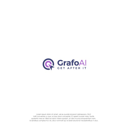 GrafoAI | Artificial Intelligence Writer Logo Design by oakbrand™