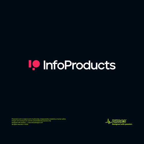 InfoProducts.com - Logo & Branding Design por nmxdesigns™
