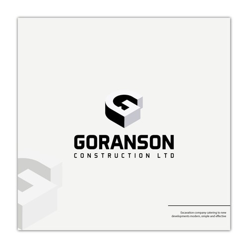 New company logo for booming excavation company. Design by gagy07