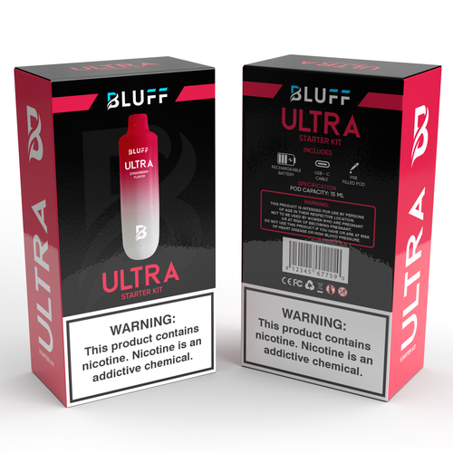 Vape packaging for a new more eco friendly vaping company Design by FXSammy