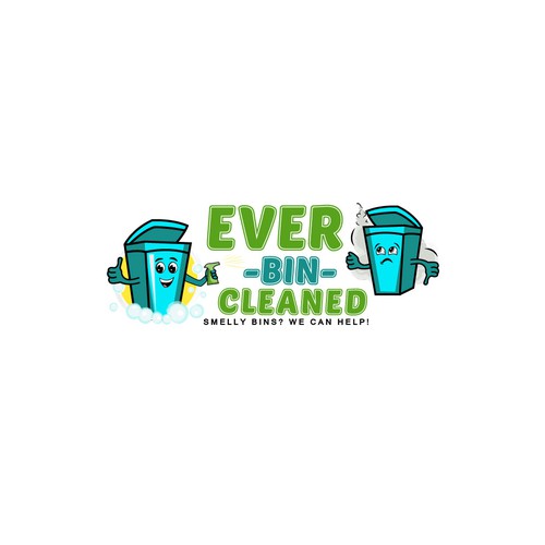 Trash bin cleaning business logo Design por PrintFactory ™