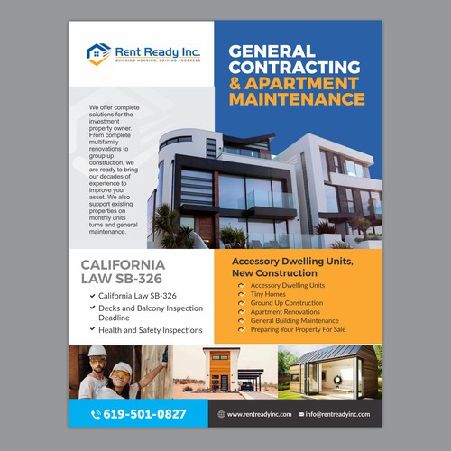 Designs Rent Ready Inc. Building Housing, Driving Progress