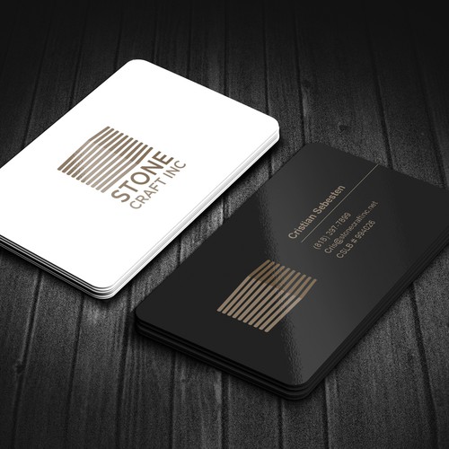 Business Card - Stone Craft-ontwerp door PAPRI802030