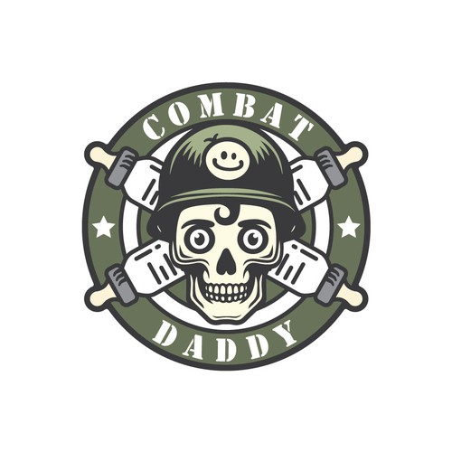 Need a classic, manly logo to appeal to new dads to read our blog! Design by bevouliin