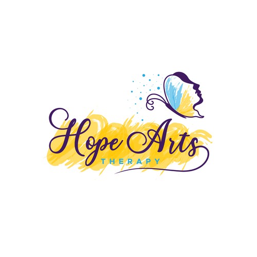 Design an artistic butterfly logo for my therapy business Design by MagsArt