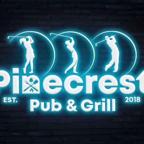 Pub & Grill Logo Design by Fxedge