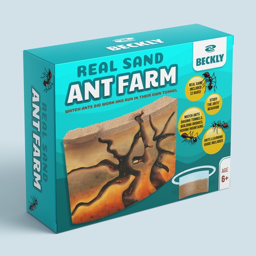 Eye Catching Ant Farm Box Design Design by Radmilica