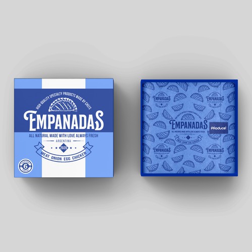 Empanada Box Design by Gustavo RV