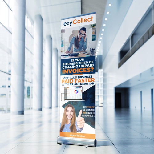 B2B Saas Pull Up Banner for Trade Show Design by icon89GraPhicDeSign