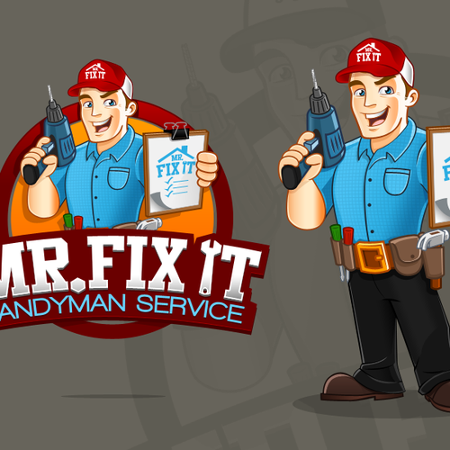 Create the next logo for Mr. Fix It Handyman Services Design réalisé par Aga Ochoco