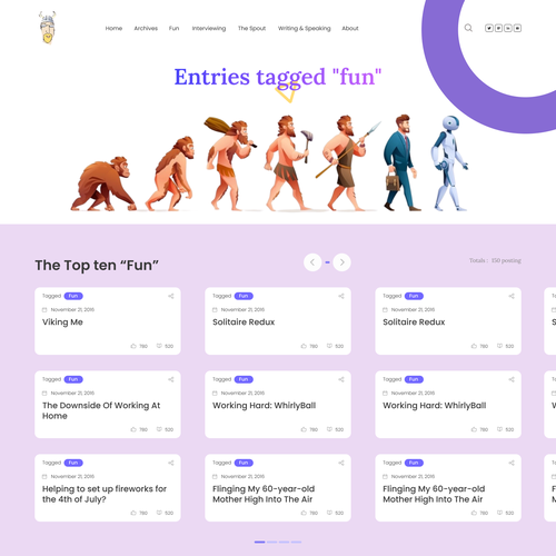 modern redesign for fun technical blog site Design by Xbeezi