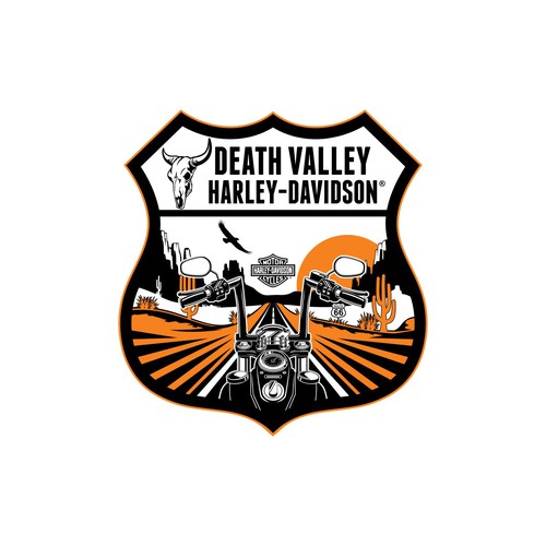 edgy harley-davidson logo Design by dan.elco09