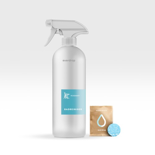 Premium Spray Bottle and Packaging for Cleaning Supplies Design by Jorge Ros