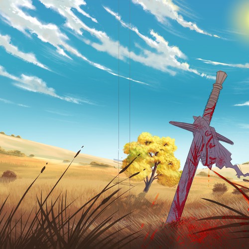 Eye-catching horror fantasy book cover Design by xhiinfiel