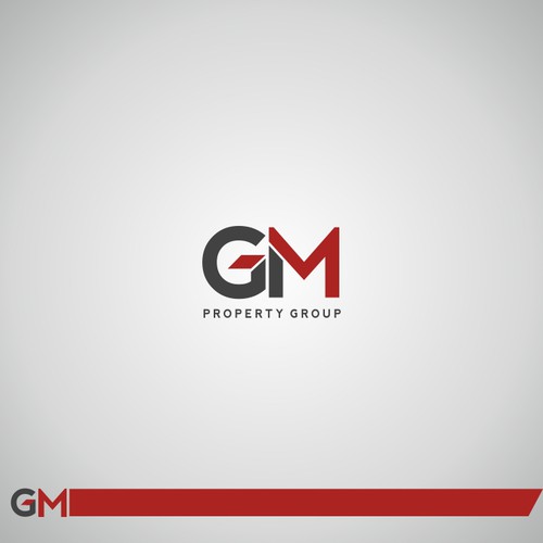 logo for GM Property Group Design by Designdicate™