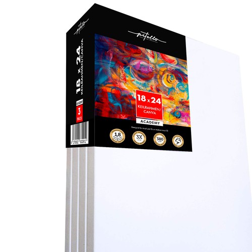 Clean, Professional, Not Boring Packaging Design For Canva Panels (artist material company) Design by Creativedzine