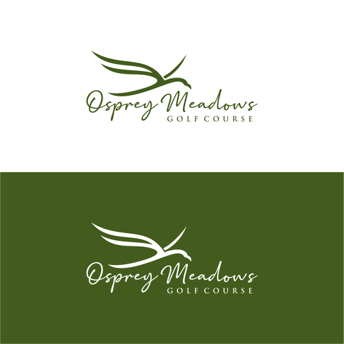 Golf Course Logo - Osprey Meadows Golf Course at Tamarack Design by onestep designs