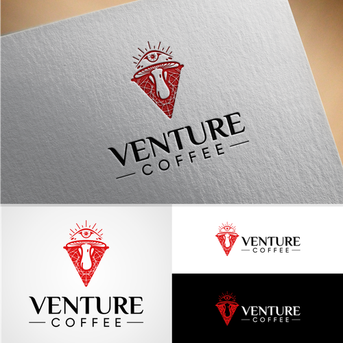Venture coffee is a newly established coffee company seeking a psychedelic inspired logo! Design by Spidol clasic