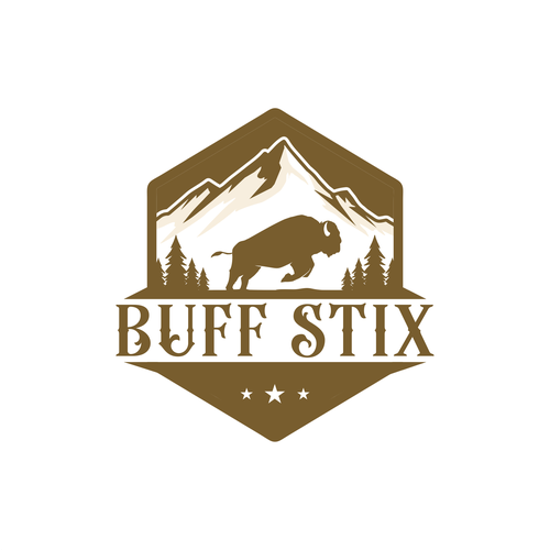 Buff Stix...Lean, Delicious, Buffalo Strong. Design by samsoel