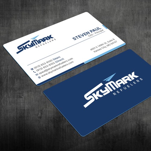 Need business card redesign for Aircraft Truck Fueling company Design by a r t  ^ s t a r