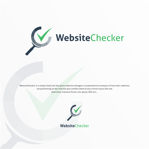 New SaaS Startup WebsiteChecker Needs a LOGO!! Design by Jaseng99