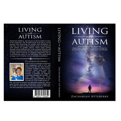 Book About Living With Autism And Overcoming The Odds Needs A Motivational Cover Book Cover Contest 99designs