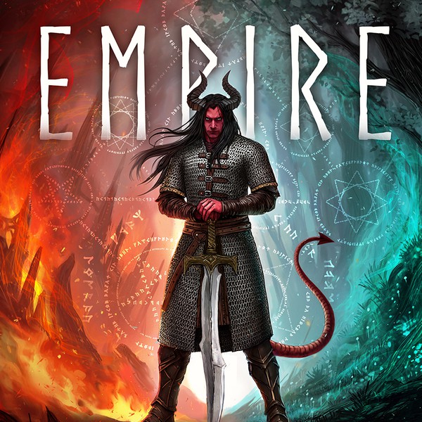 Brimstone Empire by Thomas Theobald, Book Cover Design/Artwork