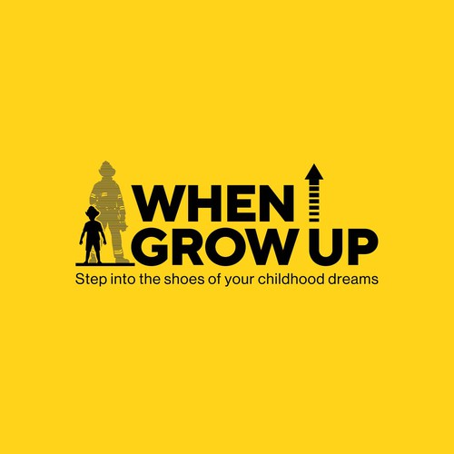 When I Grow Up Logo Design by The Last Hero™