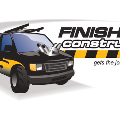 Need Money? Graphic Geeks Wanted!! Finish Line Construction $350 in prizes Design por logoramen