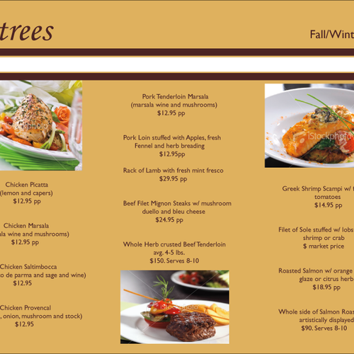 Fall/Winter Menu