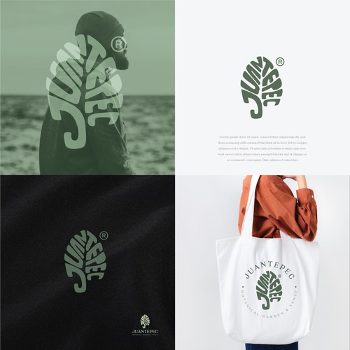 Botanical garden & Venue Logo creation (we would like to use the leaf as a cut out on a steel plaque (with holes in the  Design by mahartツ
