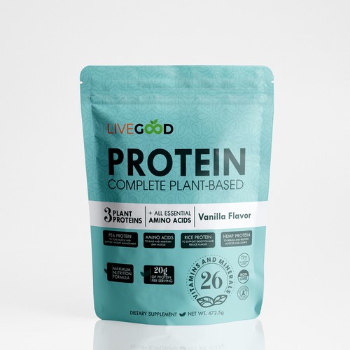 ***GUARANTEED PRIZE*** - LABEL DESIGN for Protein Powder -*****NEW***** Design by Gergana ®