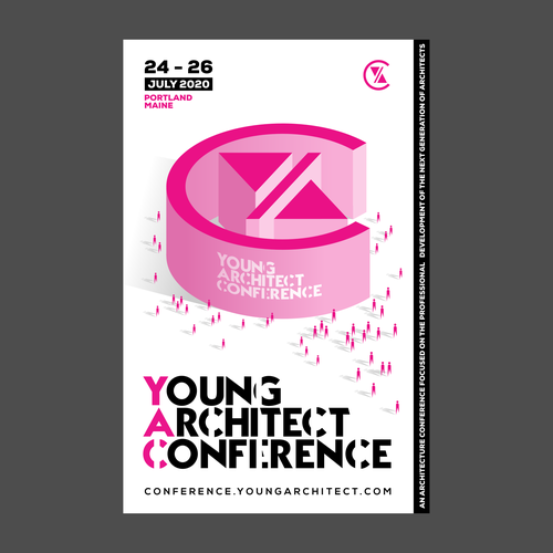 Poster Design for Millennial Architecture Conference Design by el.