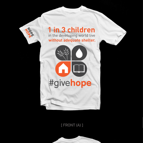 T-Shirt for Non Profit that helps children Réalisé par CLCreative
