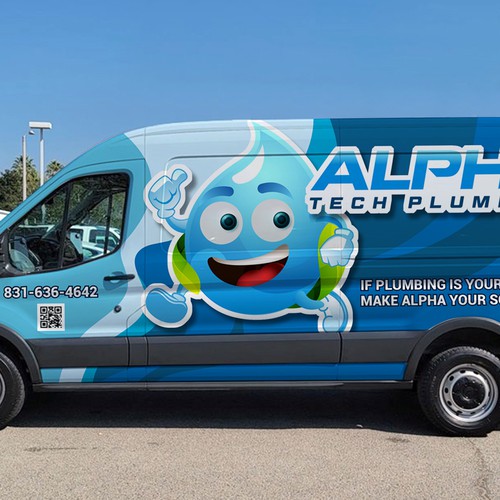 Fun Plumbing van wraps! logo and inspo pic provided! Design réalisé par RicardoRS